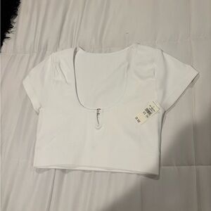 💘3 for 25💘* NWT AERIE white cropped bralette top